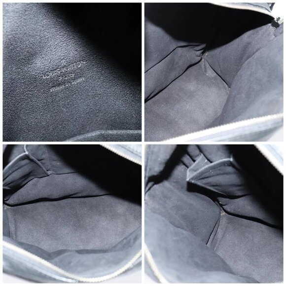 LOUIS VUITTON Monogram Difference Clarkson Bag Leather Black M92402 Auth BA4980 - Picture 15 of 16